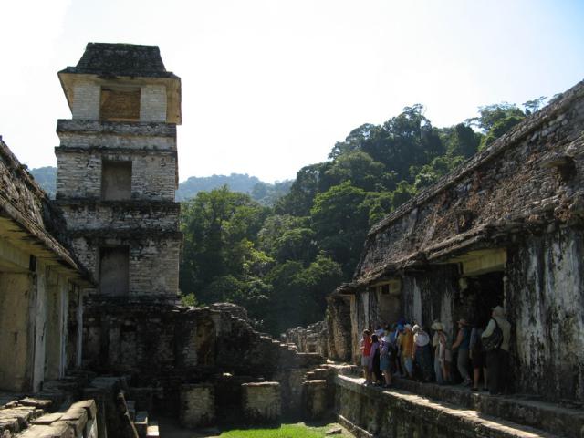 Our group learns about the teachings of the ancient Maya at the beautiful site of Palenque